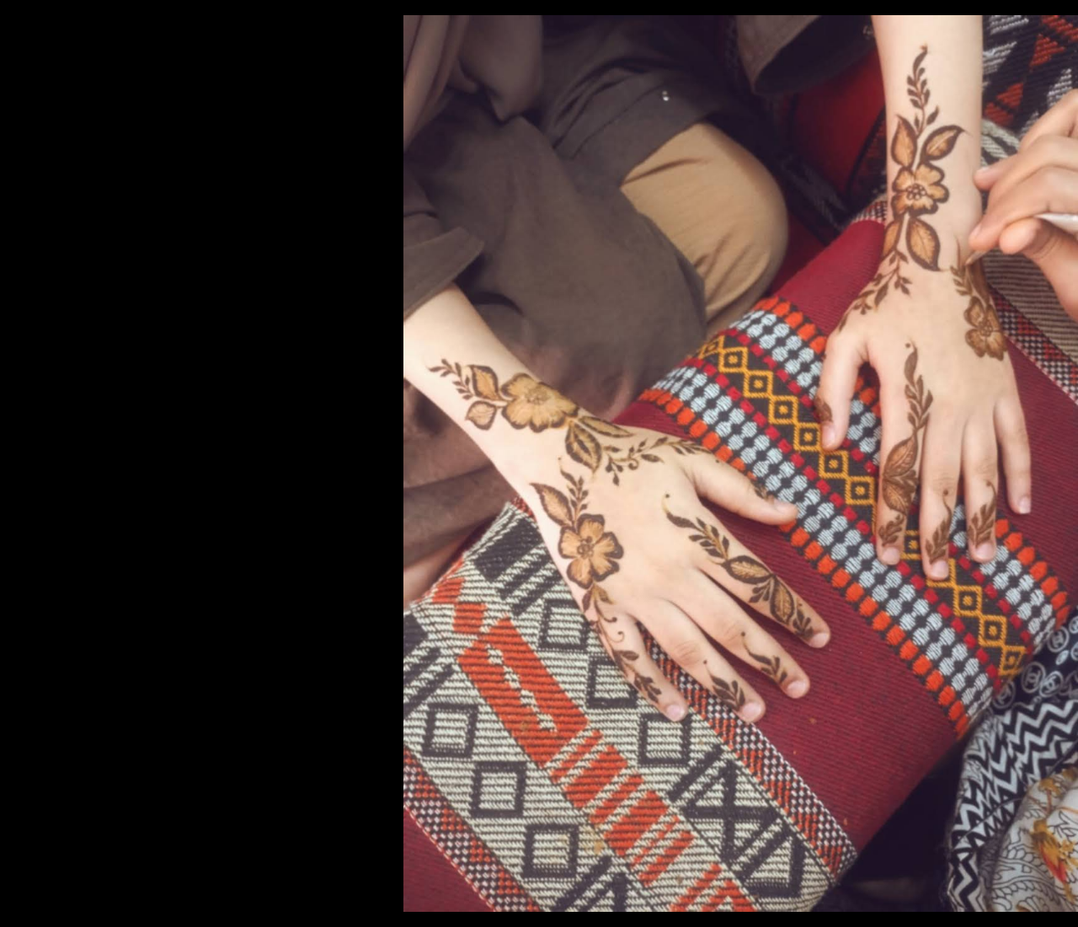 Floral Henna Art